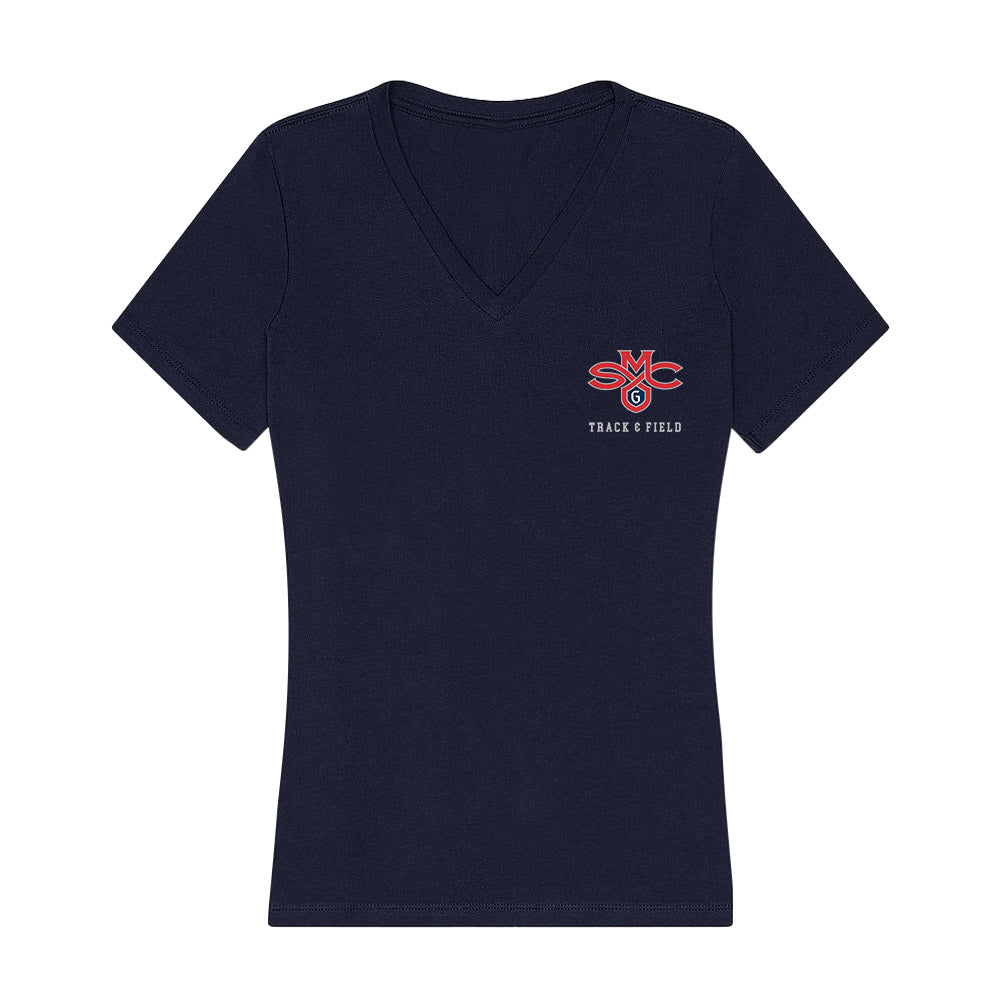 SMC - NCAA Women's Track & Field : Terra Pandolfi - Women's V-Neck T-Shirt-0