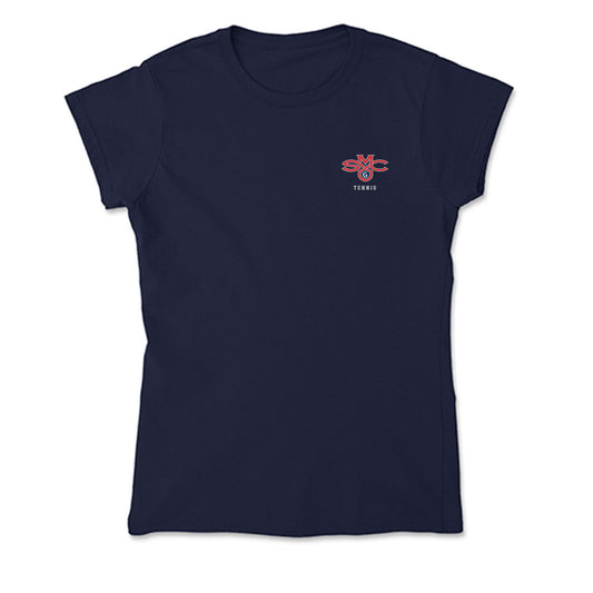 SMC - NCAA Men's Tennis : Juan Pedro Etchecoin - Soft Style Women’s T-Shirt-0