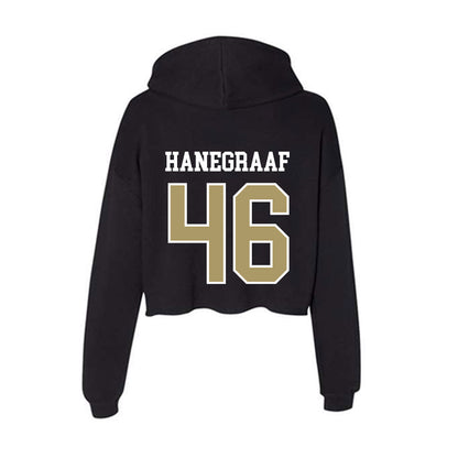 SMSU - NCAA Football : Hunter Hanegraaf - Women's Crop Fleece Hooded Sweatshirt-1