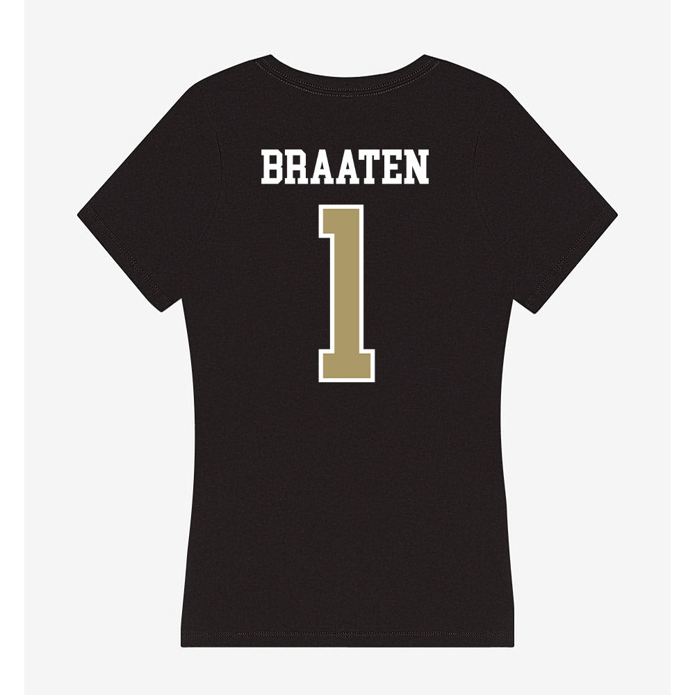 SMSU - NCAA Men's Basketball : Jakob Braaten - Women's V-Neck T-Shirt-1