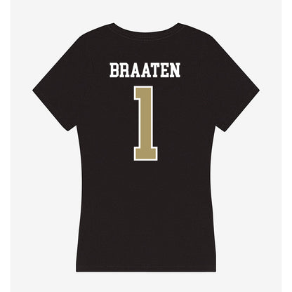 SMSU - NCAA Men's Basketball : Jakob Braaten - Women's V-Neck T-Shirt-1