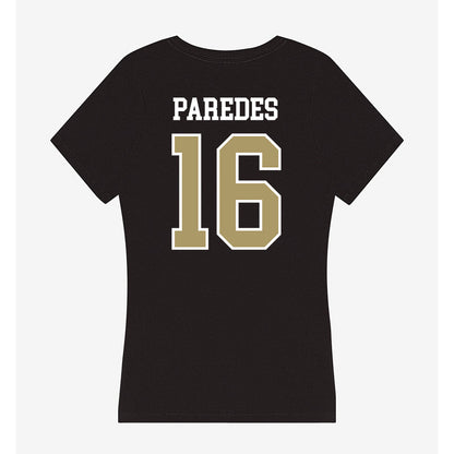 SMSU - NCAA Women's Soccer : Karla Paredes - Women's V-Neck T-Shirt-1