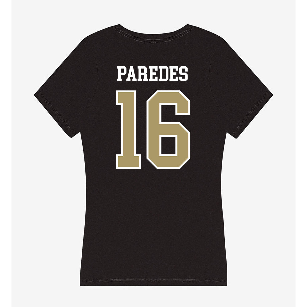 SMSU - NCAA Women's Soccer : Karla Paredes - Women's V-Neck T-Shirt-1