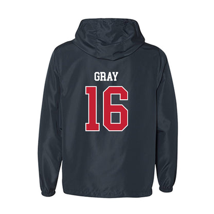 Utah Tech - NCAA Men's Soccer : Caellum Gray - Windbreaker-1