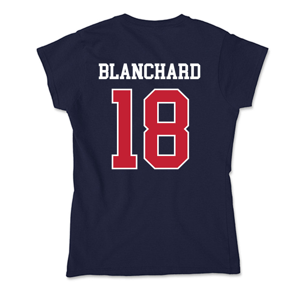 Utah Tech - NCAA Women's Soccer : Emily Blanchard - Soft Style Women’s T-Shirt-1