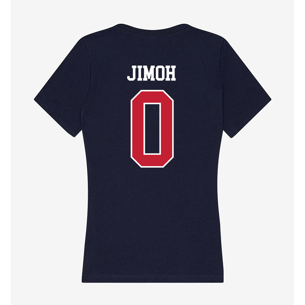Utah Tech - NCAA Football : Jeremiah Jimoh - Women's V-Neck T-Shirt-1