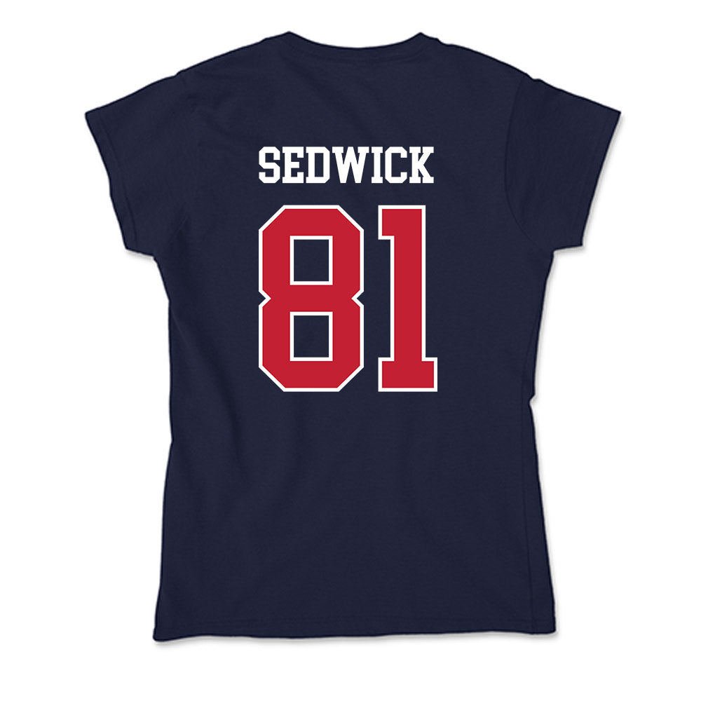 Utah Tech - NCAA Football : Davyn Sedwick - Soft Style Women’s T-Shirt-1
