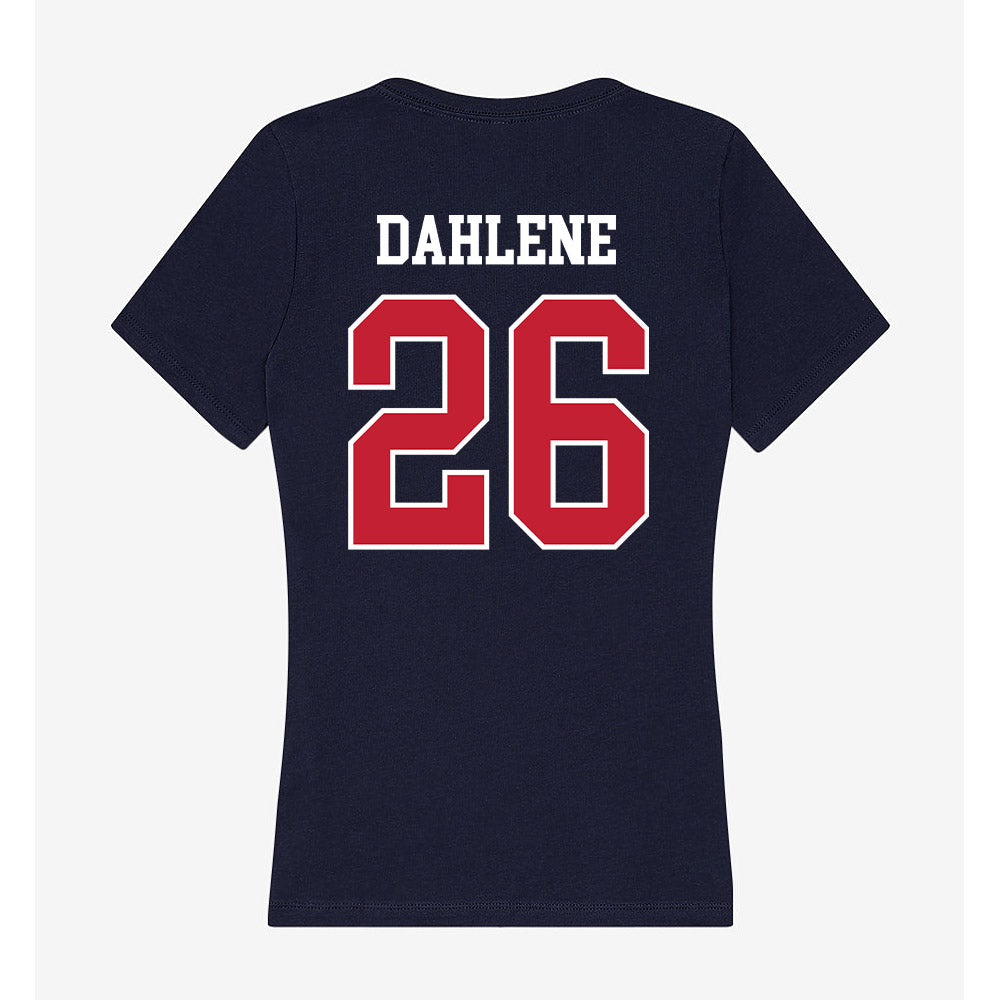 Utah Tech - NCAA Football : Adrian Dahlene - Women's V-Neck T-Shirt-1