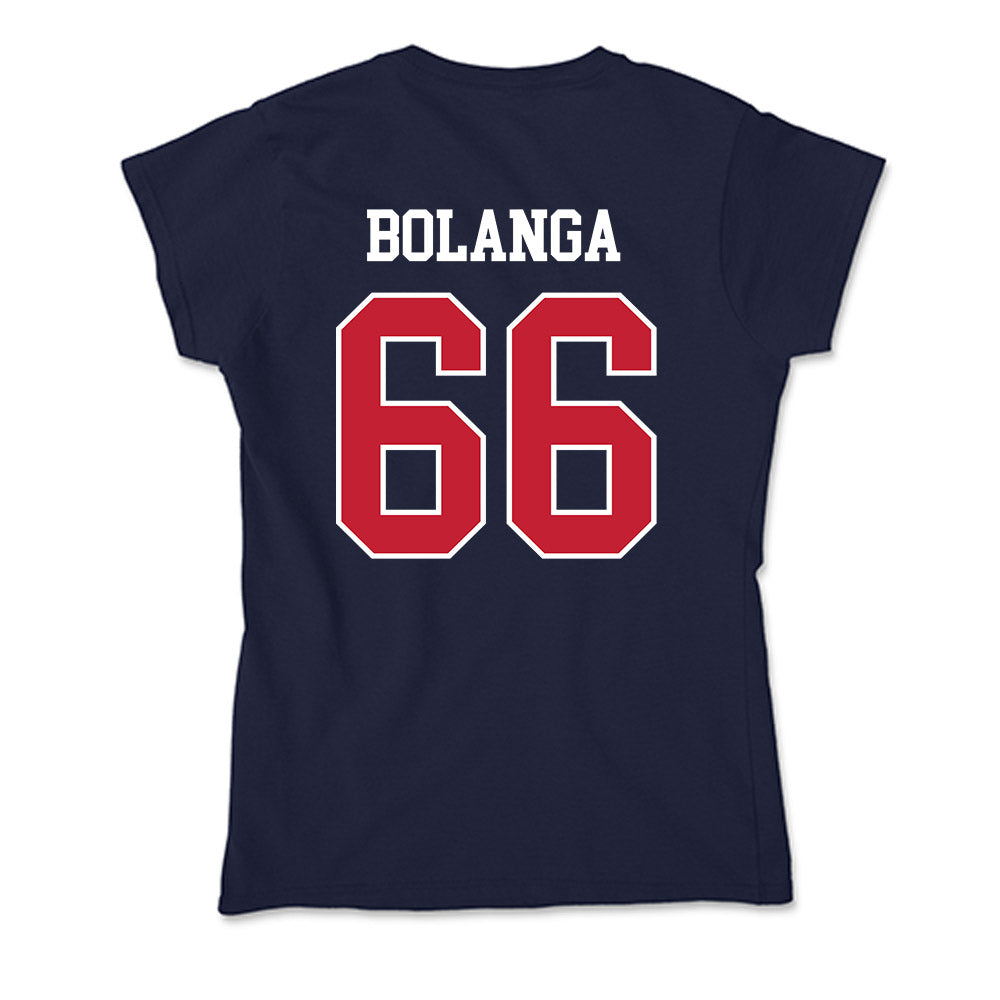 Utah Tech - NCAA Men's Basketball : Noah Bolanga - Soft Style Women’s T-Shirt-1