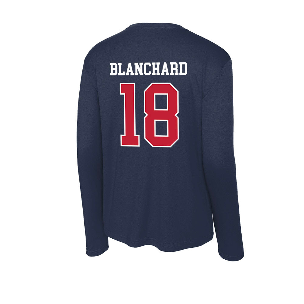 Utah Tech - NCAA Women's Soccer : Emily Blanchard - Activewear Long Sleeve T-Shirt-1