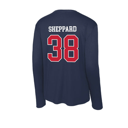 Utah Tech - NCAA Baseball : David Sheppard - Activewear Long Sleeve T-Shirt-1