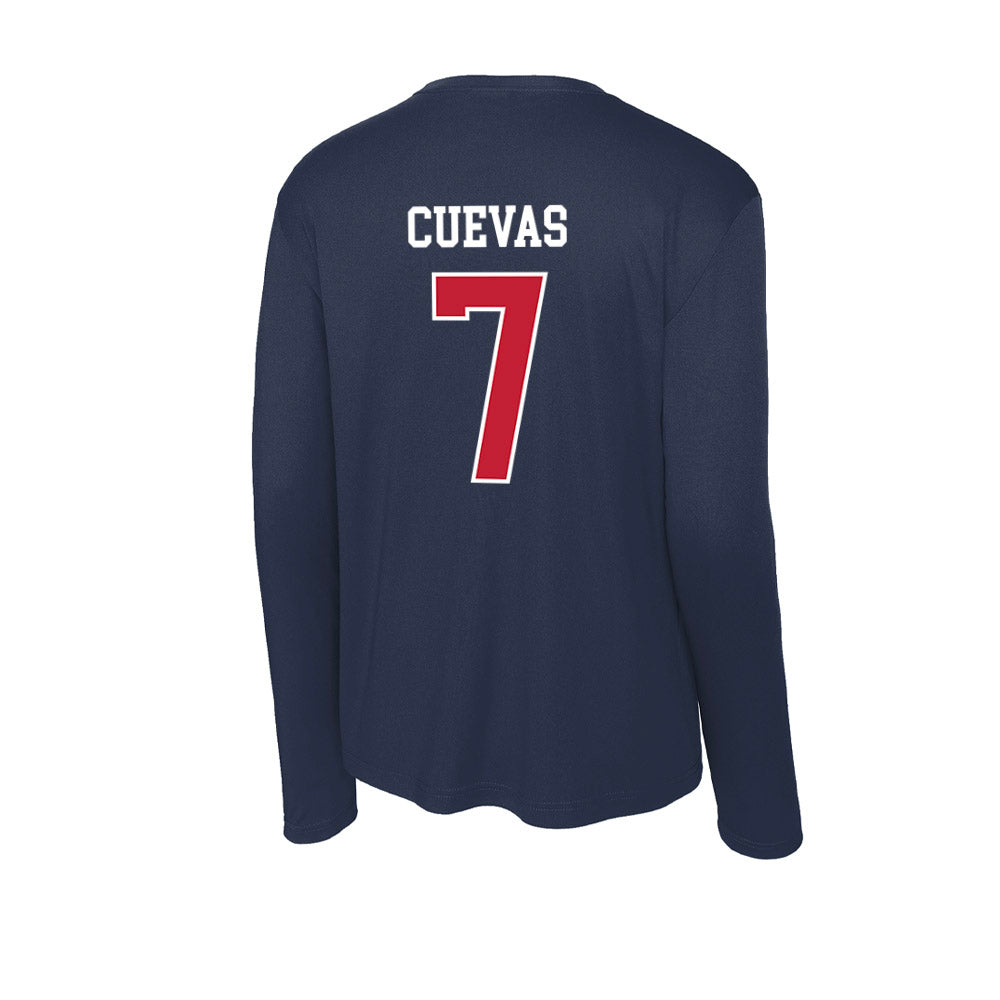 Utah Tech - NCAA Men's Soccer : Samir Cuevas - Activewear Long Sleeve T-Shirt-1