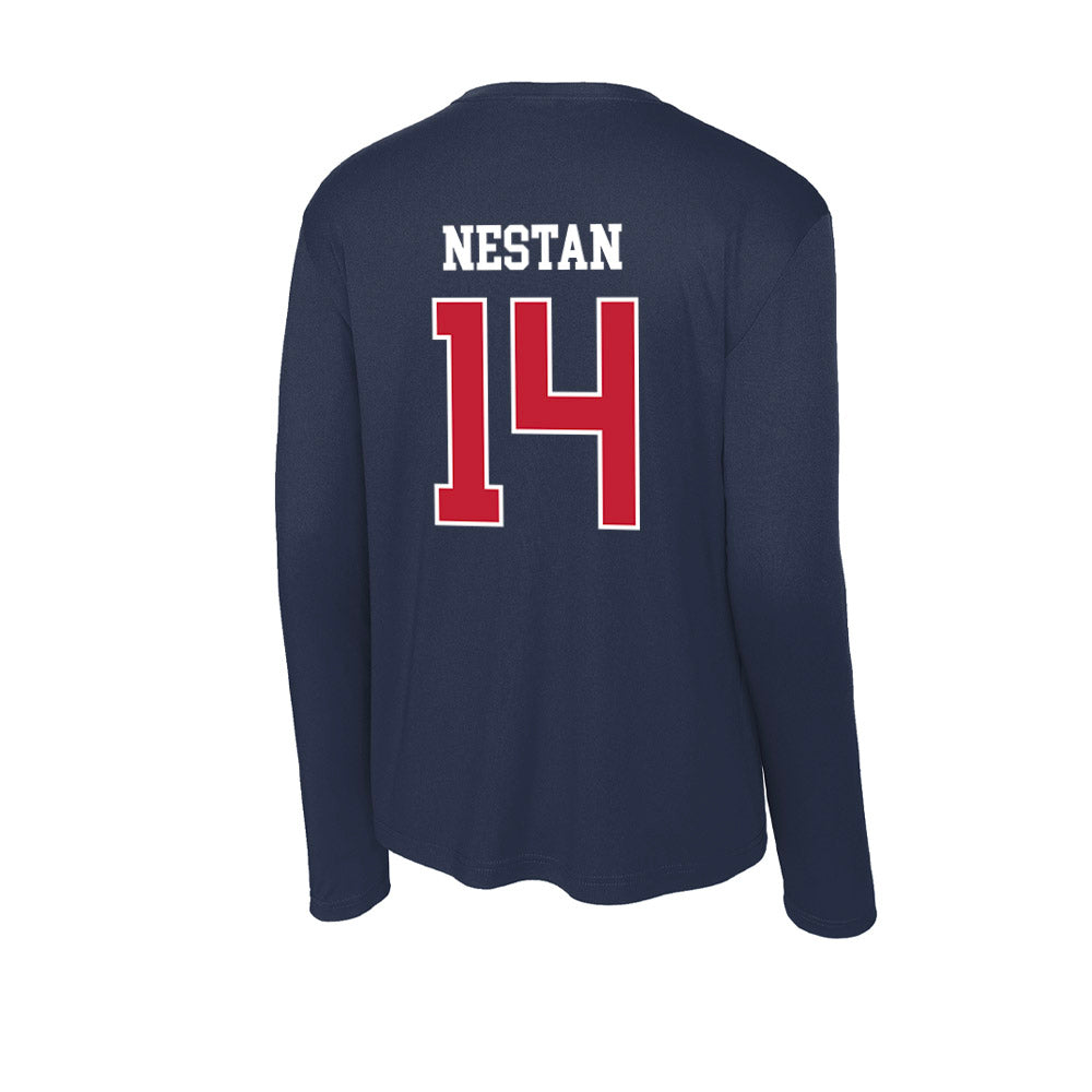 Utah Tech - NCAA Football : Jodi Nestan Nestan - Activewear Long Sleeve T-Shirt-1