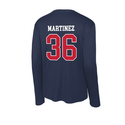 Utah Tech - NCAA Baseball : Bryan Martinez - Activewear Long Sleeve T-Shirt-1