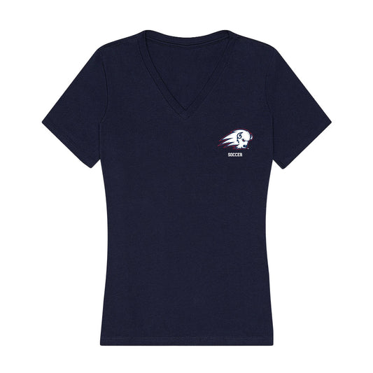 Utah Tech - NCAA Men's Soccer : Caellum Gray - Women's V-Neck T-Shirt-0