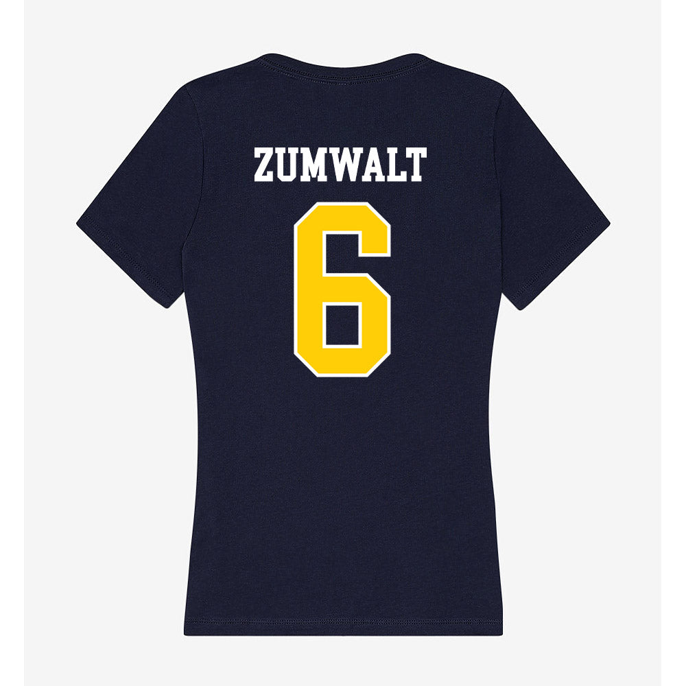 Toledo - NCAA Baseball : Preston Zumwalt - Women's V-Neck T-Shirt-1