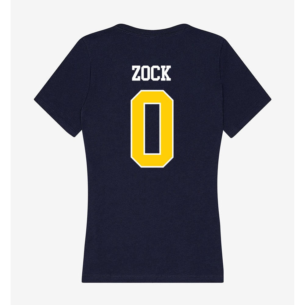Toledo - NCAA Football : Andrew Zock - Women's V-Neck T-Shirt-1