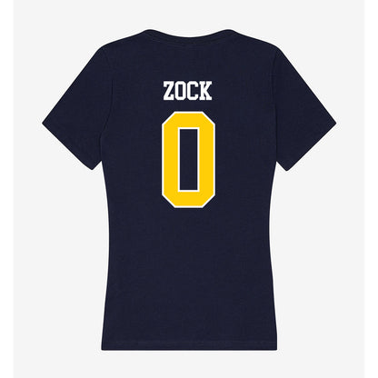 Toledo - NCAA Football : Andrew Zock - Women's V-Neck T-Shirt-1