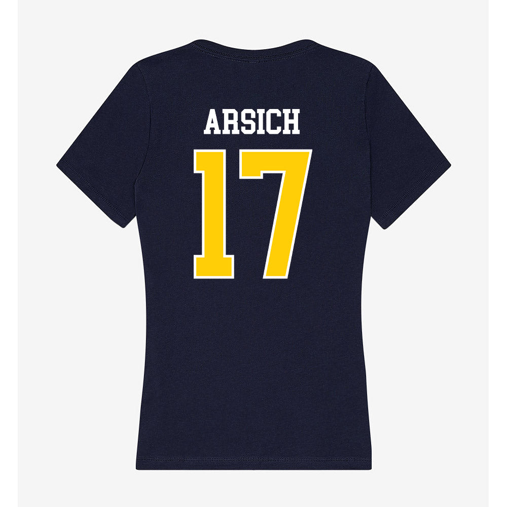 Toledo - NCAA Baseball : Liam Arsich - Women's V-Neck T-Shirt-1