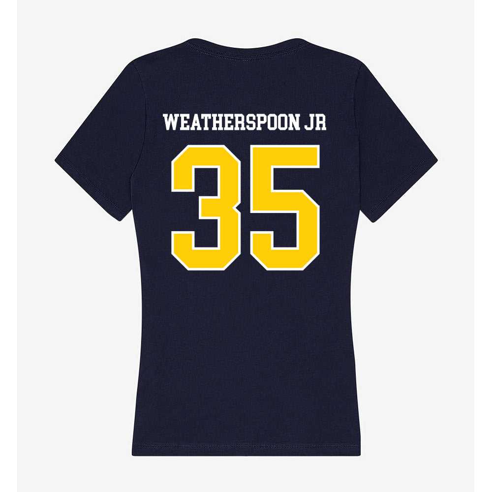 Toledo - NCAA Football : Bryant Weatherspoon jr - Women's V-Neck T-Shirt-1