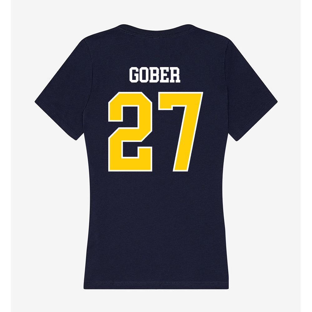 Toledo - NCAA Softball : Jenna Gober - Women's V-Neck T-Shirt-1