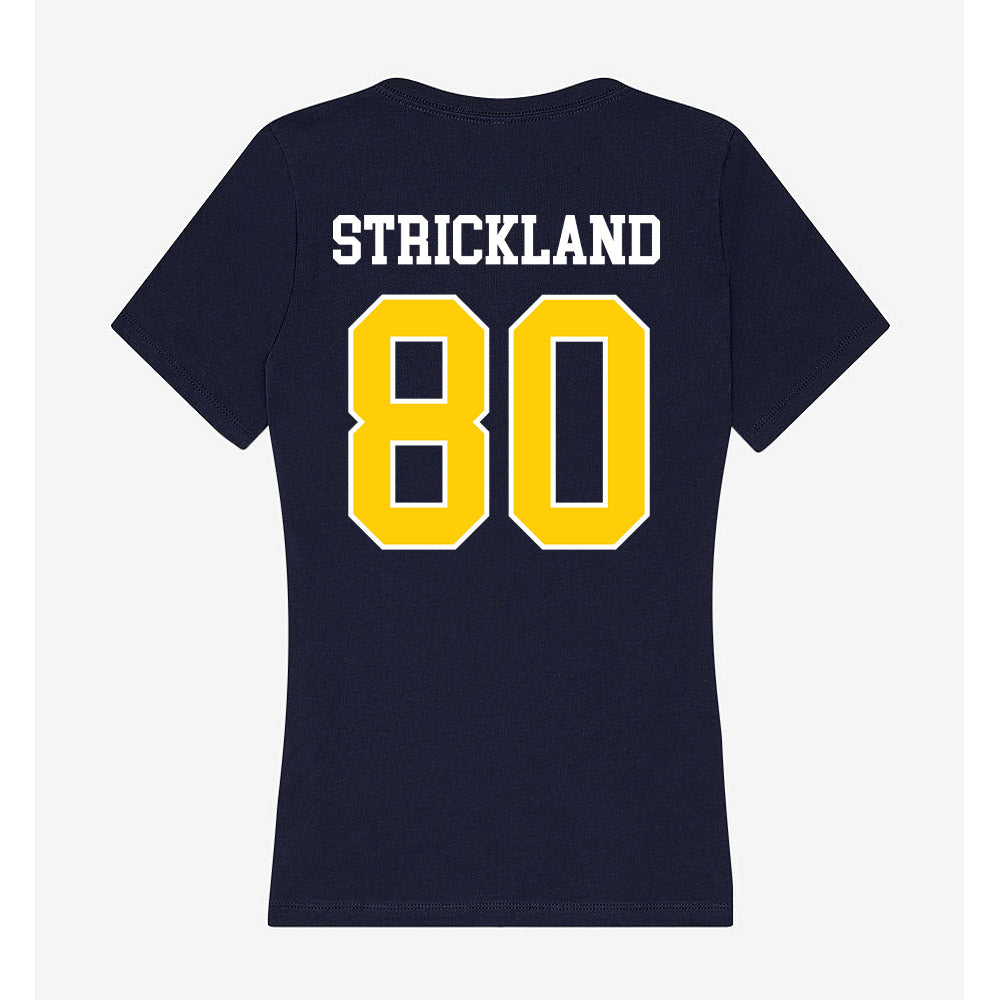 Toledo - NCAA Football : Peyton Strickland - Women's V-Neck T-Shirt-1