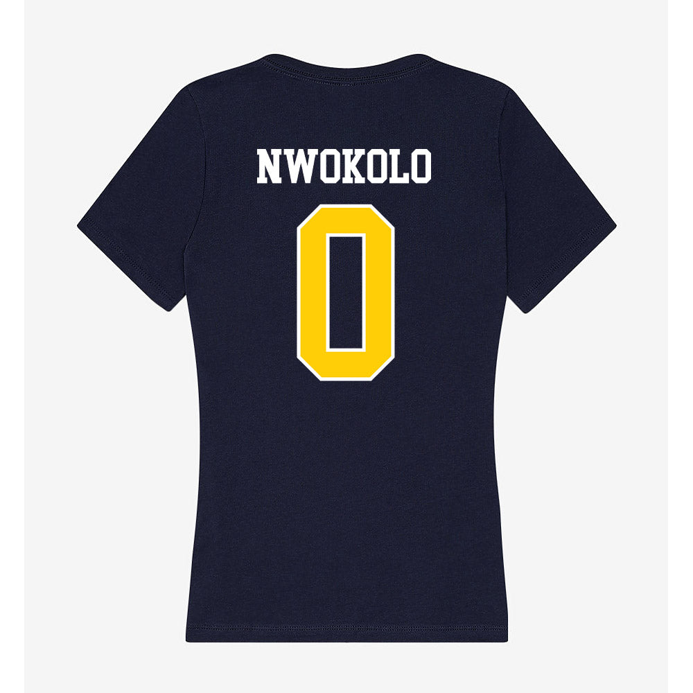 Toledo - NCAA Men's Basketball : Toby Nwokolo - Women's V-Neck T-Shirt-1