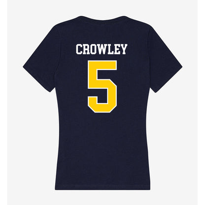 Toledo - NCAA Women's Volleyball : Sydney Crowley - Women's V-Neck T-Shirt-1