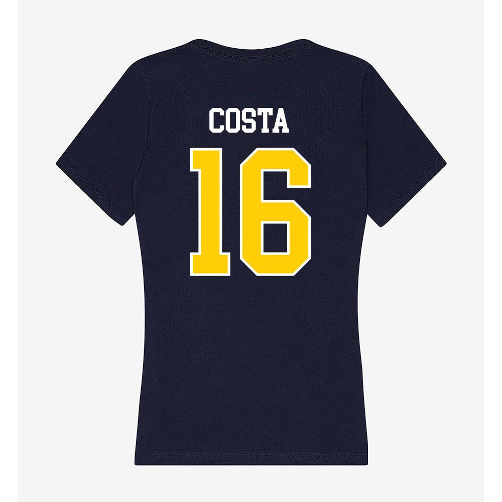 Toledo - NCAA Women's Soccer : Kylie Costa - Women's V-Neck T-Shirt-1