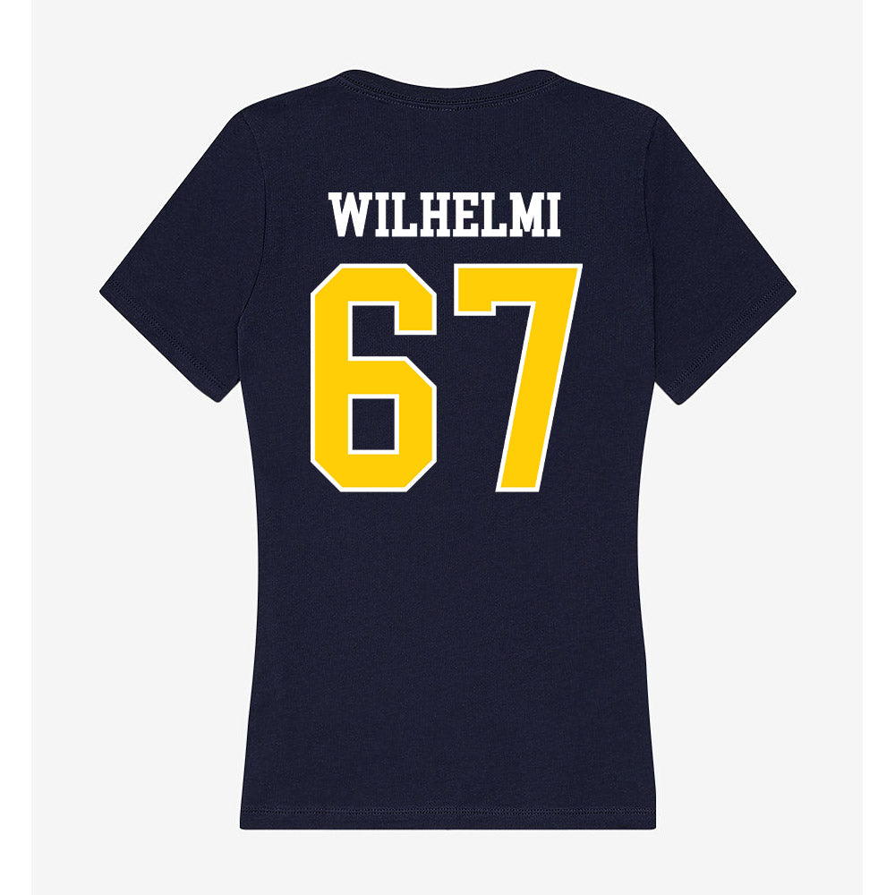 Toledo - NCAA Football : Cade Wilhelmi - Women's V-Neck T-Shirt-1