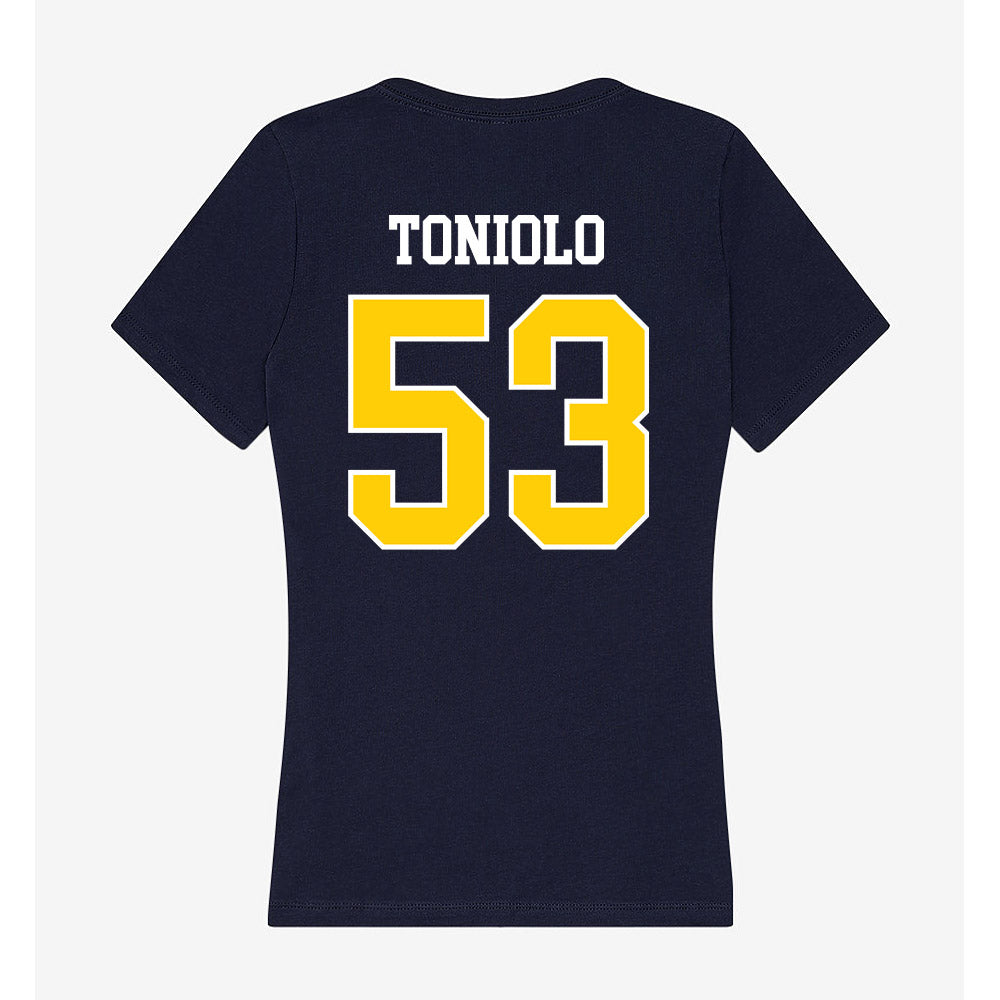 Toledo - NCAA Football : Samuel Toniolo - Women's V-Neck T-Shirt-1