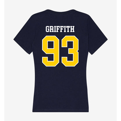 Toledo - NCAA Football : Reice Griffith - Women's V-Neck T-Shirt-1