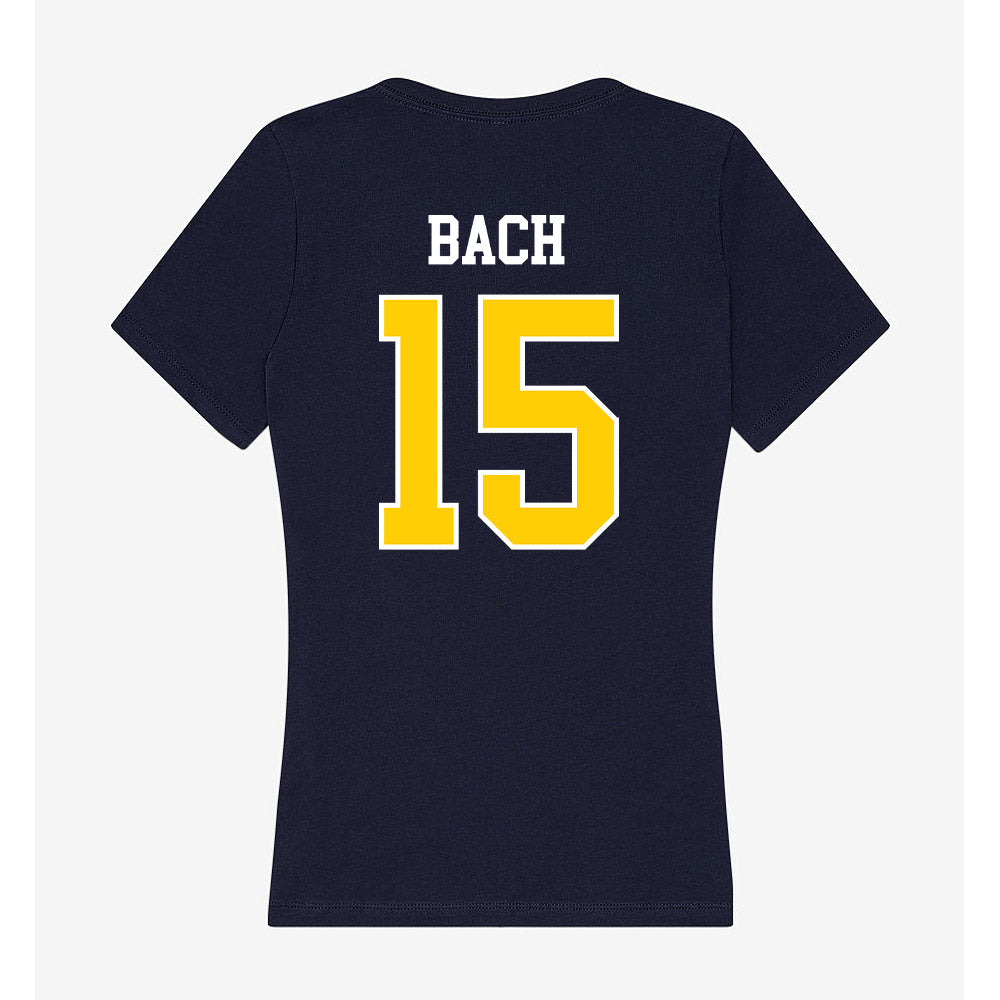 Toledo - NCAA Women's Volleyball : Maddy Bach - Women's V-Neck T-Shirt-1
