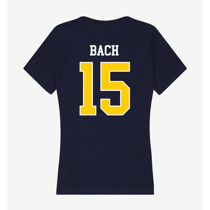 Toledo - NCAA Women's Volleyball : Maddy Bach - Women's V-Neck T-Shirt-1