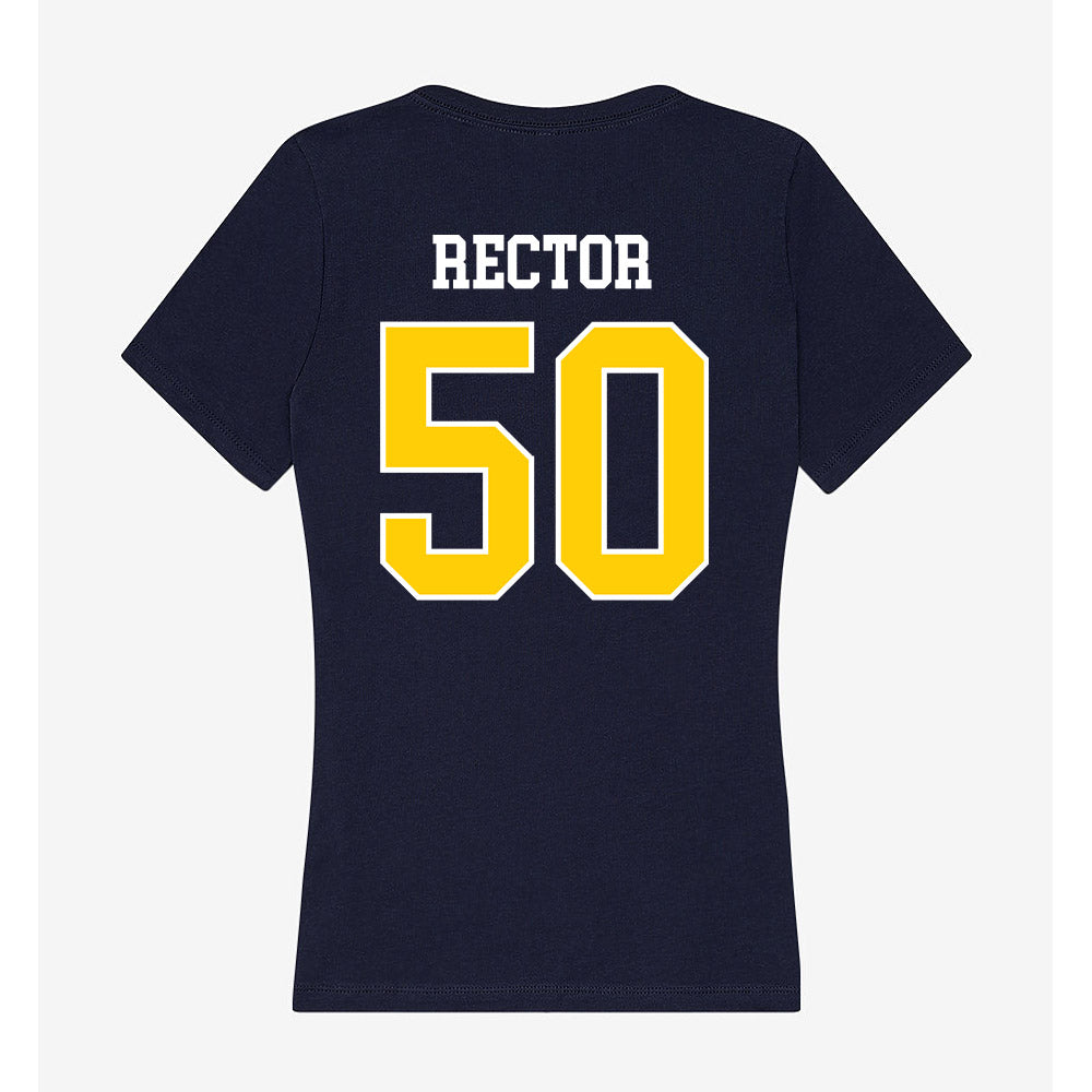 Toledo - NCAA Football : Luke Rector - Women's V-Neck T-Shirt-1
