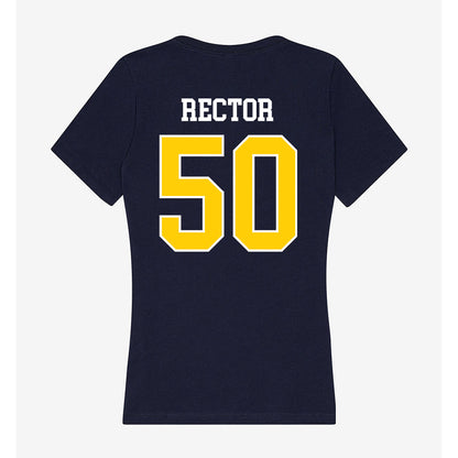 Toledo - NCAA Football : Luke Rector - Women's V-Neck T-Shirt-1
