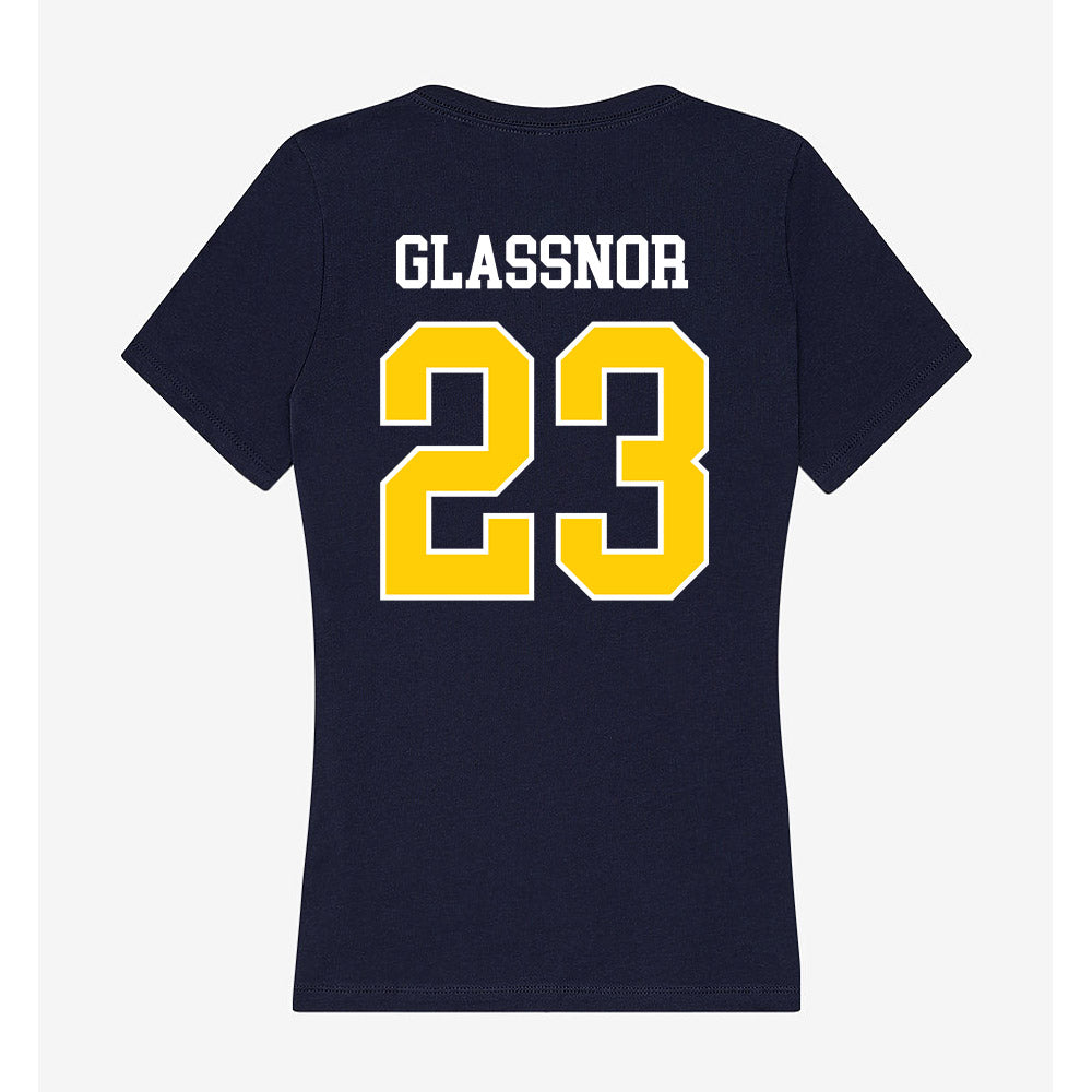 Toledo - NCAA Men's Basketball : Phoenix Glassnor - Women's V-Neck T-Shirt-1