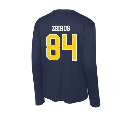 Toledo - NCAA Football : Thomas Zsiros - Activewear Long Sleeve T-Shirt-1