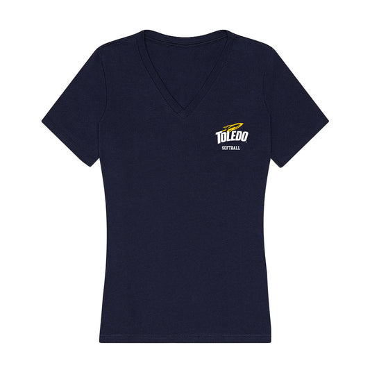 Toledo - NCAA Softball : Marissa Warren - Women's V-Neck T-Shirt-0