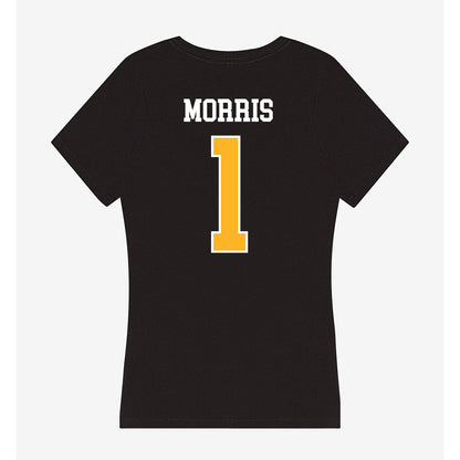 Bethune - NCAA Men's Basketball : Arterio Morris - Women's V-Neck T-Shirt-1