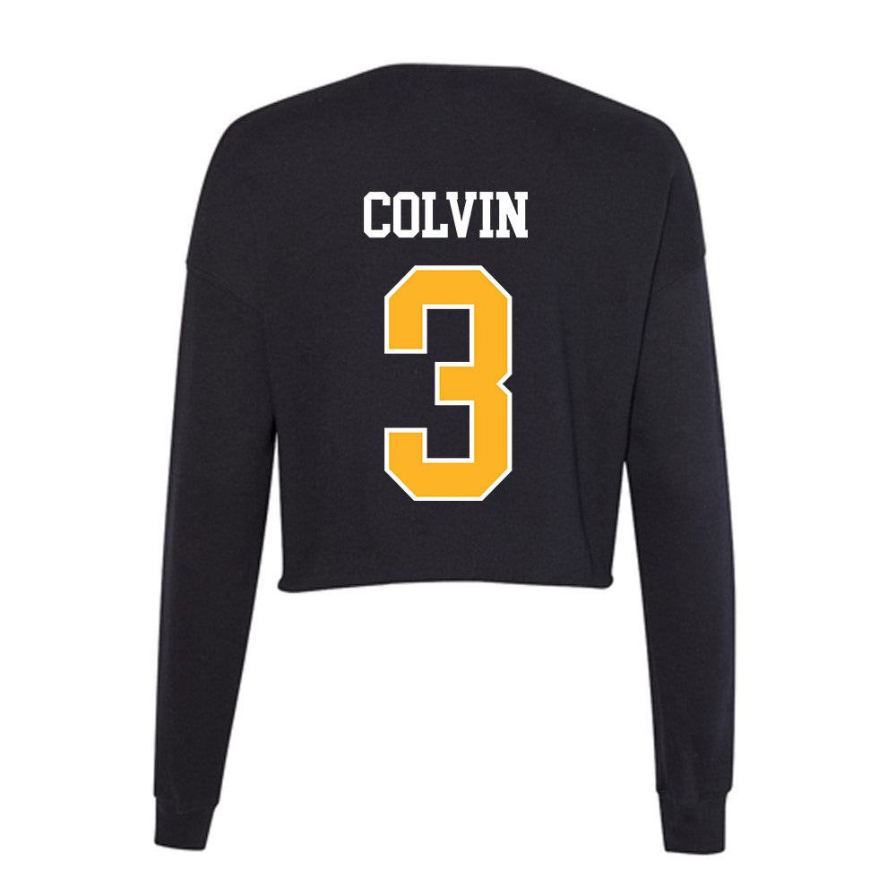 Bethune - NCAA Women's Volleyball : Kiya Colvin - Women's Cropped Crew Fleece-1