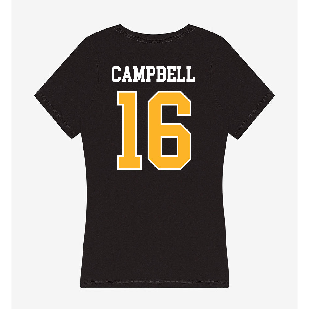 Bethune - NCAA Football : Gerald Campbell - Women's V-Neck T-Shirt-1