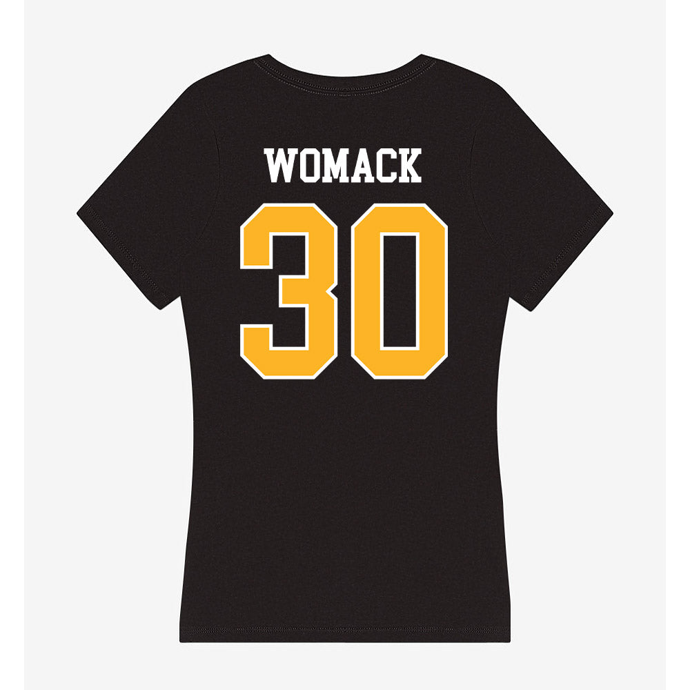 Bethune - NCAA Men's Basketball : Simeon Womack - Women's V-Neck T-Shirt-1