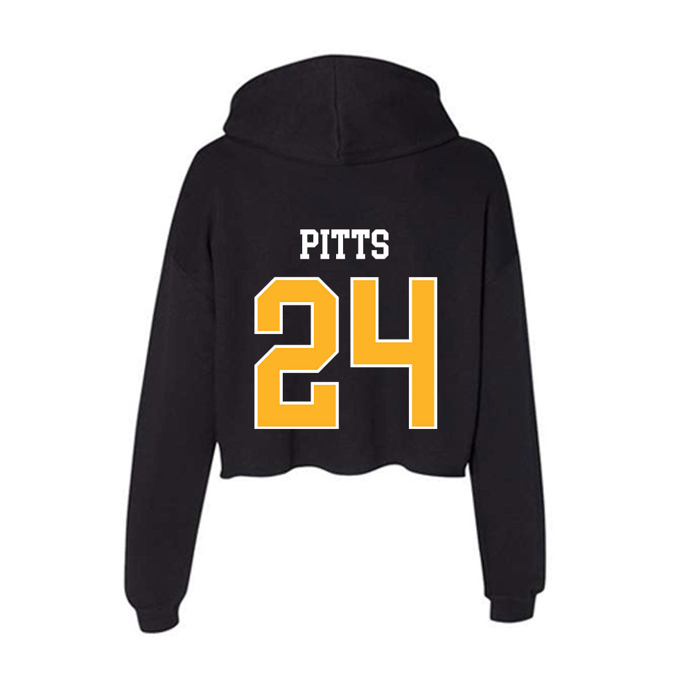 Bethune - NCAA Women's Basketball : Dariasia Pitts - Women's Crop Fleece Hoodie-1