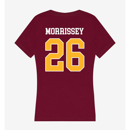Bethune - NCAA Baseball : David Morrissey - Women's V-Neck T-Shirt-1