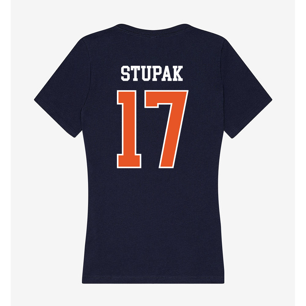 Utica - NCAA Football : Cayden Stupak - Women's V-Neck T-Shirt-1