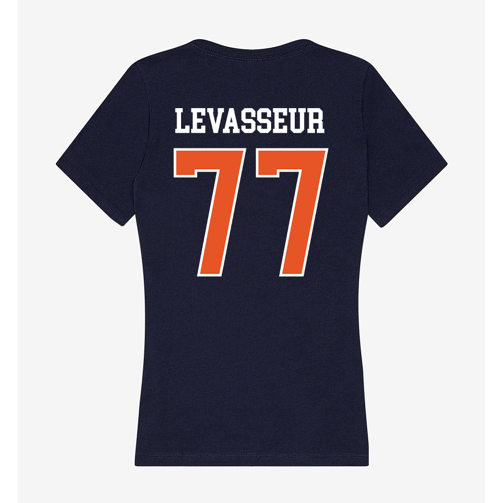 Utica - NCAA Men's Soccer : Cian LeVasseur - Women's V-Neck T-Shirt-1