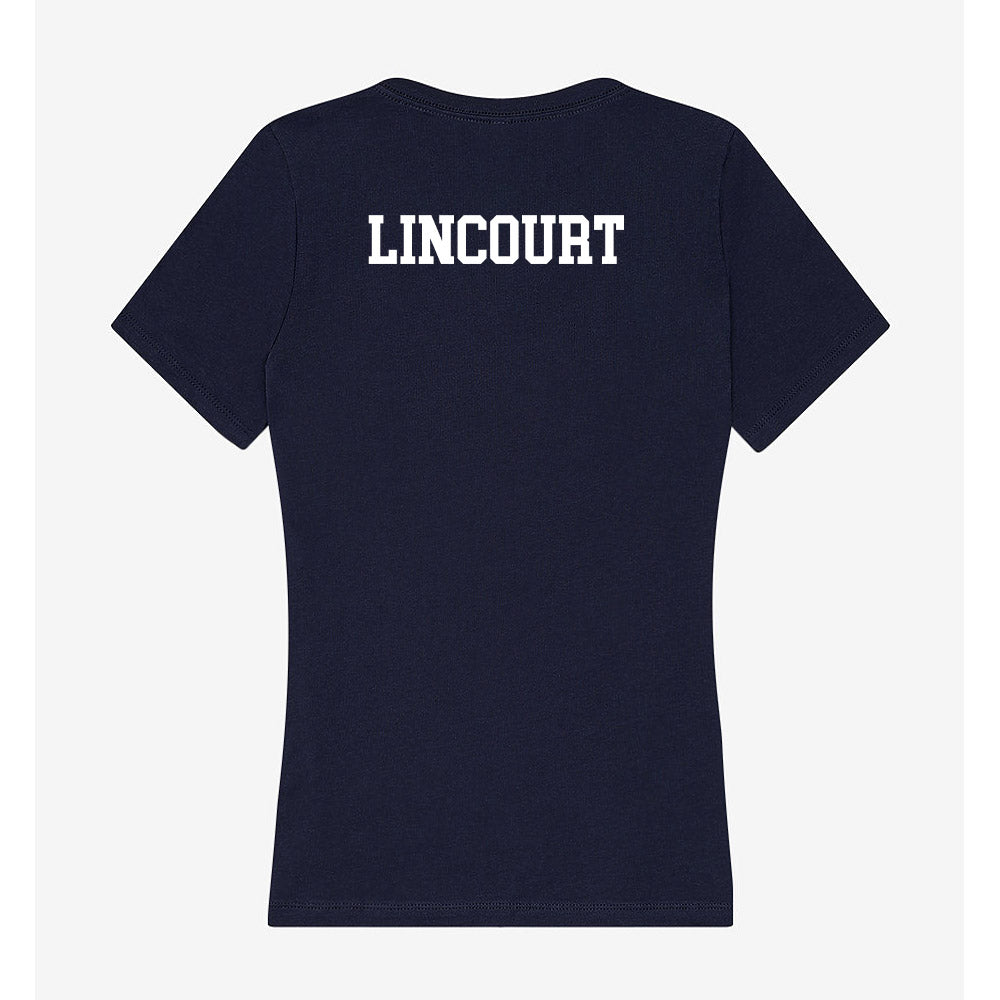 Utica - NCAA Men's Track & Field : Christopher Lincourt - Women's V-Neck T-Shirt-1