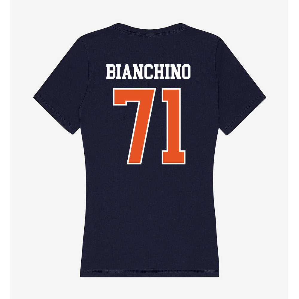 Utica - NCAA Football : ADante Bianchino - Women's V-Neck T-Shirt-1