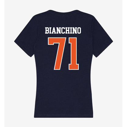 Utica - NCAA Football : ADante Bianchino - Women's V-Neck T-Shirt-1